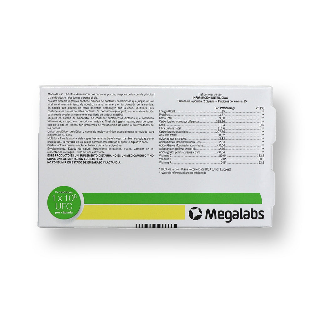 Multiflora Plus Caja | 30 Caps