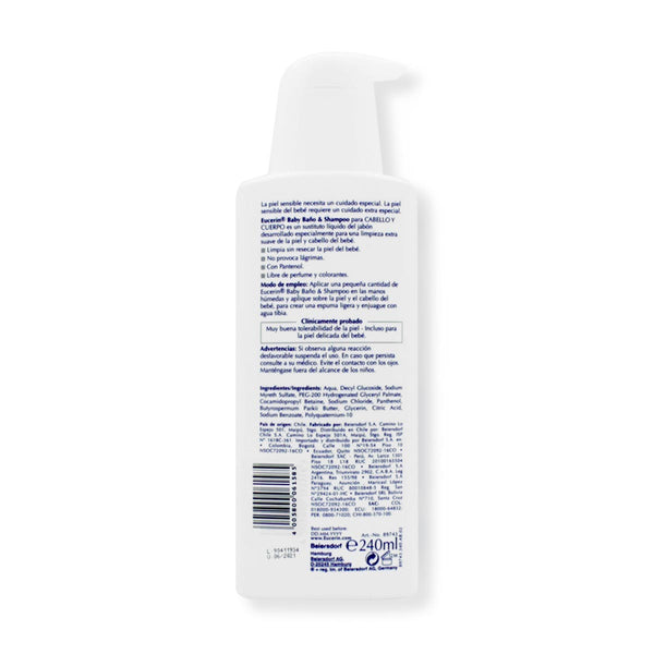 Baby Baño y Champú | 240 ml