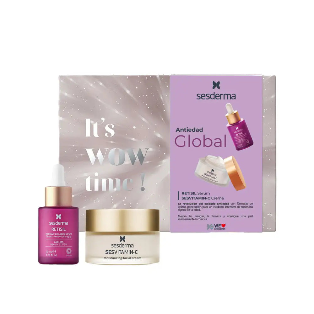 Kit Antiedad Global: Retisil Serum + Sesvitamin-C Crema Facial | 30 ml/50 ml