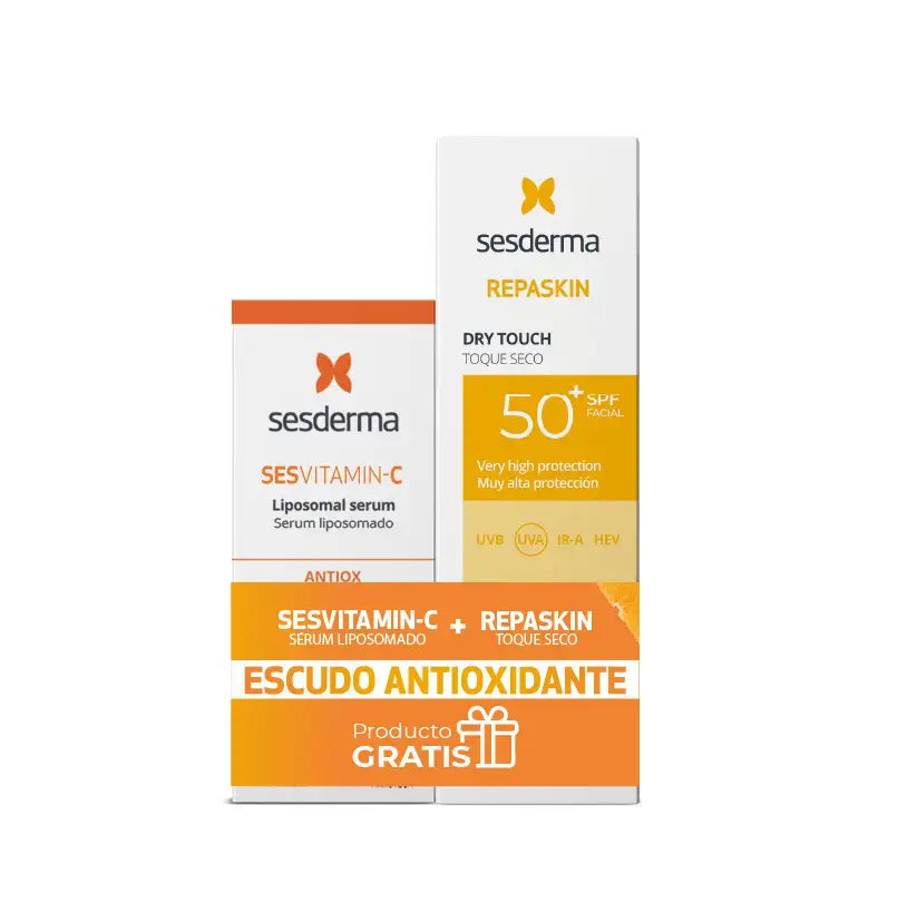 Kit Escudo Antioxidante Sesvitamin-C + Repaskin Toque Seco | 30 ml/50 ml