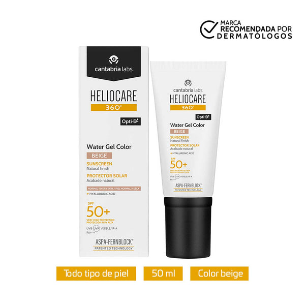 Heliocare 360 Water Gel SPF 50+ Beige | 50 ml