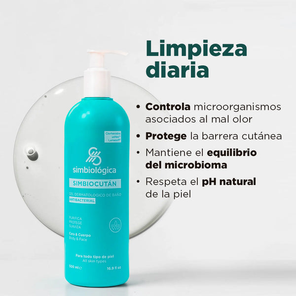 Simbiocután Gel Dermatológico de Baño | 500 ml