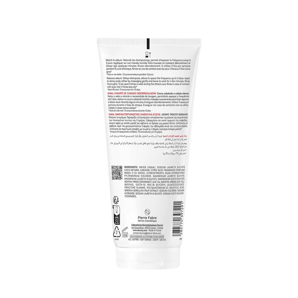 Ducray Sabal Champú | 200 ml