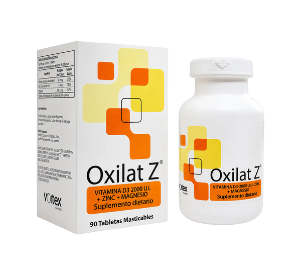 OXILAT - Vitamina D3 + Magnesio 80 mg + Zinc |  15 mg